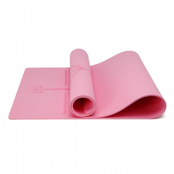 Kono TPE Non-slip Classic Yoga Mat - Pink